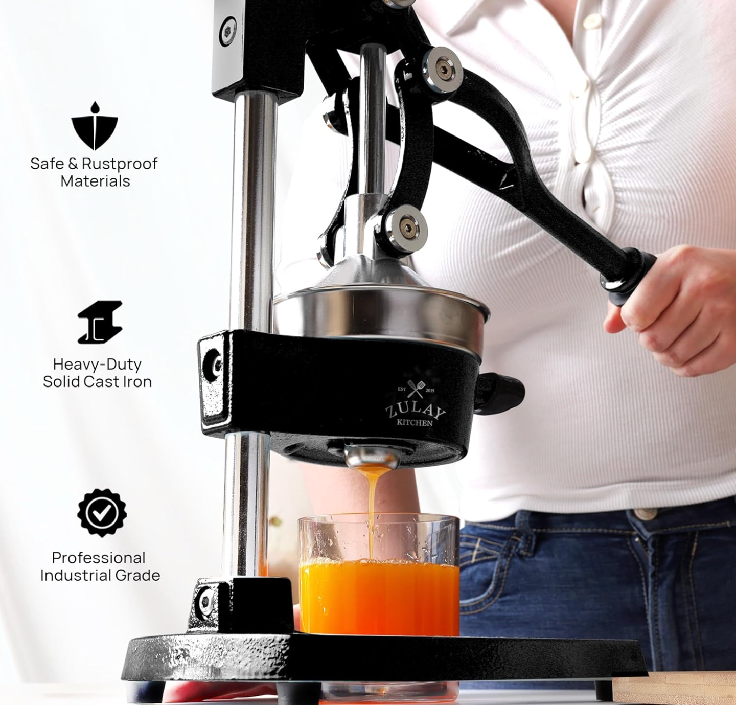 Zulay Kitchen Cast Iron Juicer
