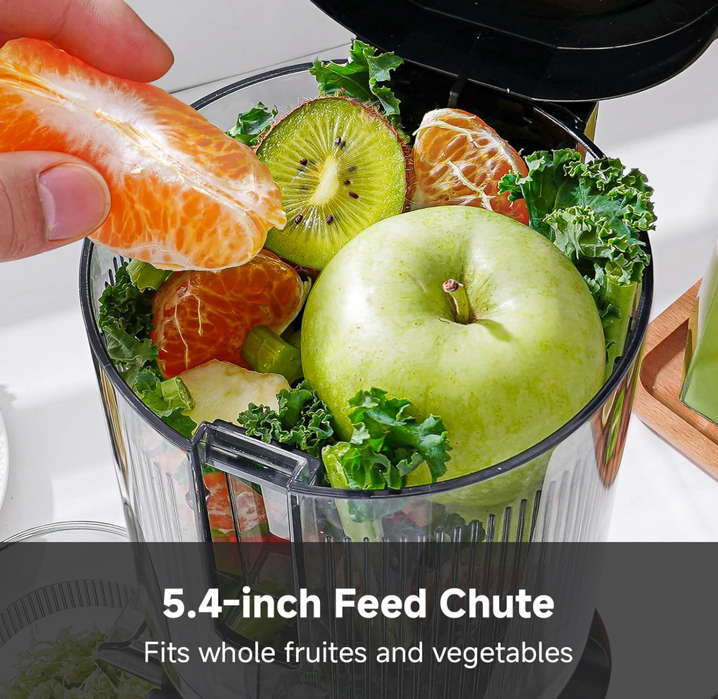 AMZCHEF Cold Press Juicer 5.4