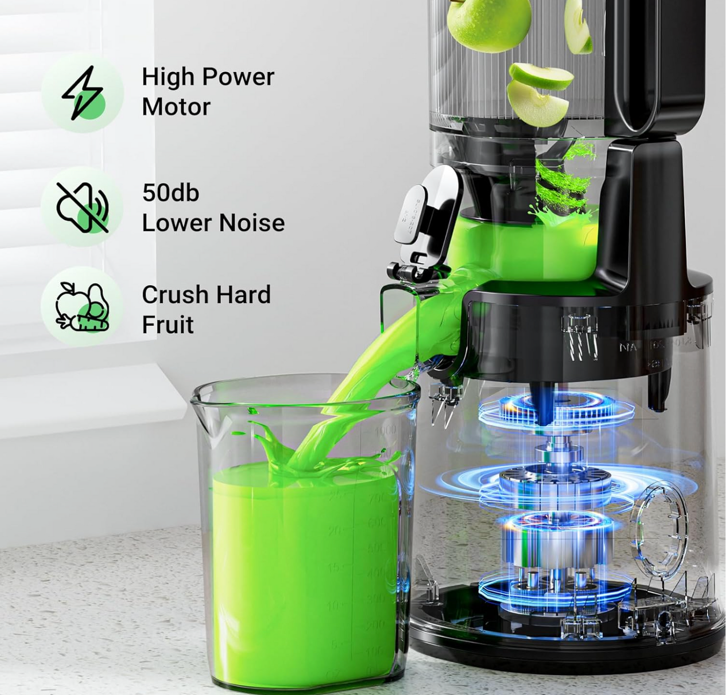 Aeitto Cold Press Juicer 5.8"